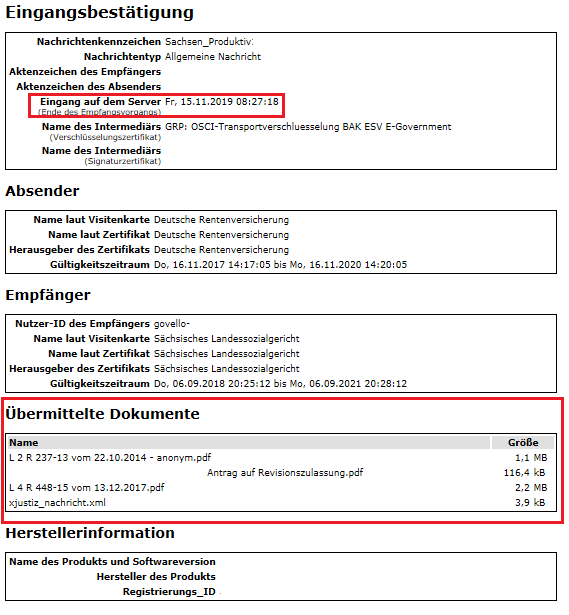 Bild 2 zu § 65a SGG: Elektronischer Rechtsverkehr Bild 2 zu § 65a SGG: Elektronischer Rechtsverkehr